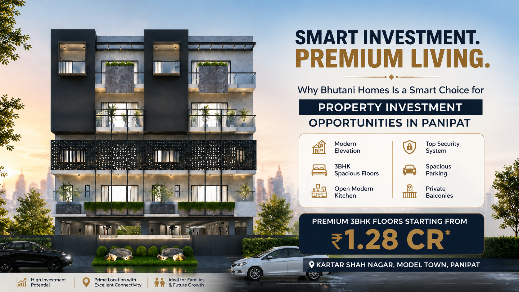 Why Bhutani Homes Is a Smart Choice for Property Investment Opportunities in Panipat