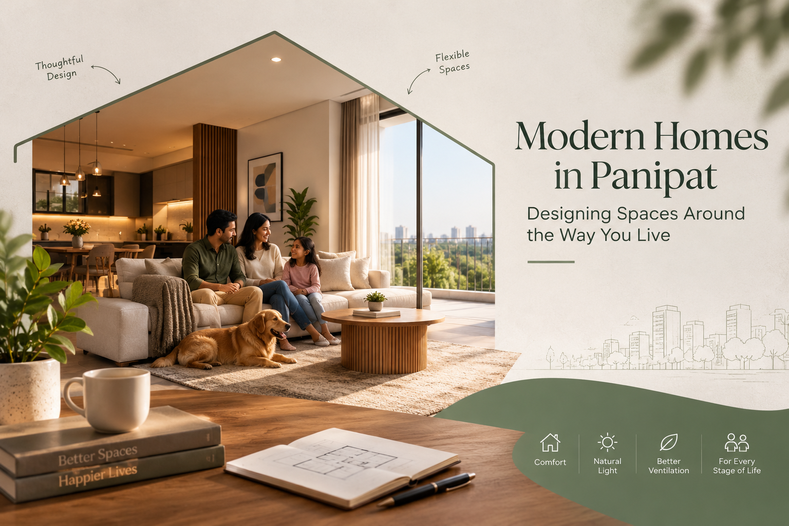 Modern Homes in Panipat: Designing Spaces Around the Way You Live 00