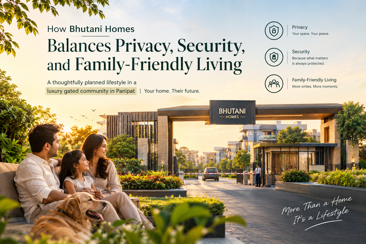 How Bhutani Homes Balances Privacy, Security, and Family-Friendly Living