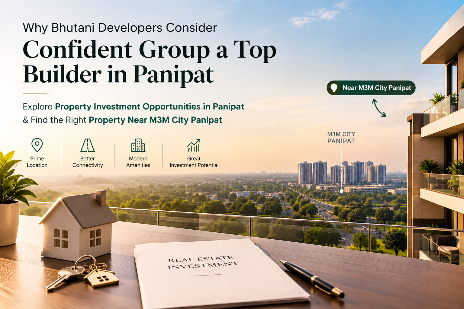 Why Bhutani Developers Consider Confident Group a Top Builder in Panipat